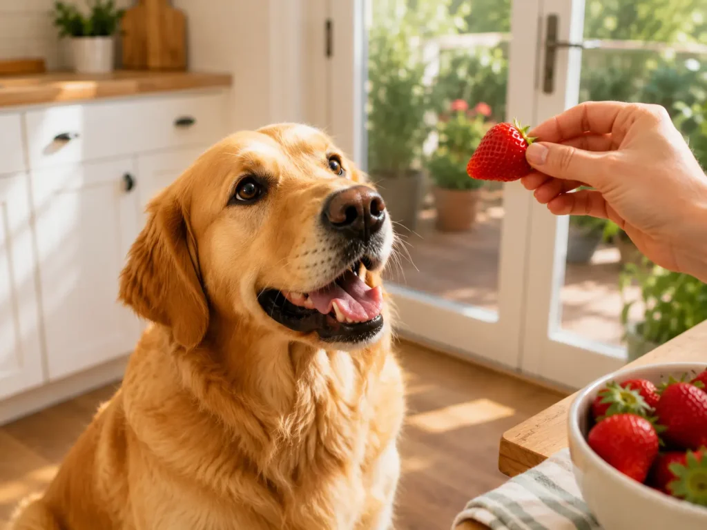can dogs eat strawberries