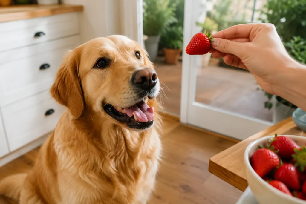 can dogs eat strawberries