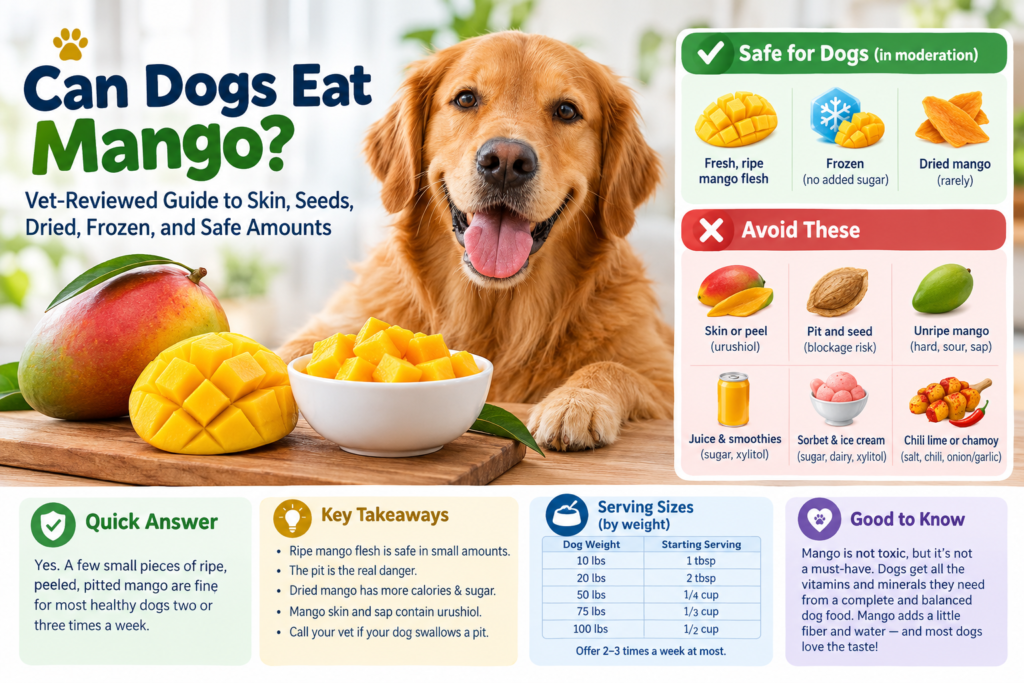 Can Dogs Eat Mango_ Safe Serving Guide
