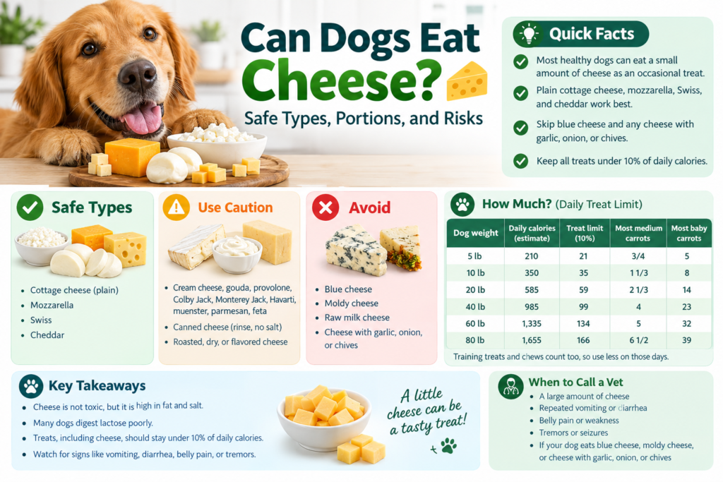 Dog-Friendly Cheese Guide Infographic